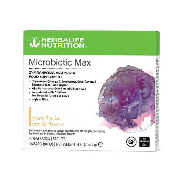 Microbiotic Max Food Supplement Vanilla 20 sachets